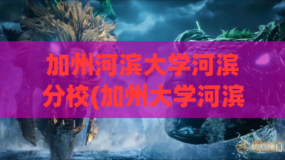 加州河滨大学河滨分校(加州大学河滨分校商科怎么样)