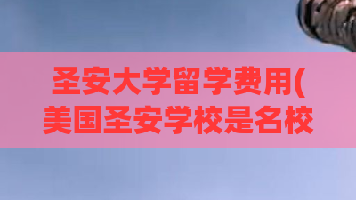 圣安大学留学费用(美国圣安学校是名校吗)