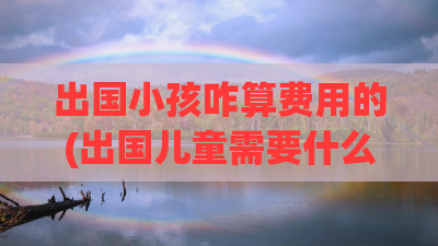 出国小孩咋算费用的(出国儿童需要什么证件) 出国小孩咋算费用的(出国儿童需要什么证件)