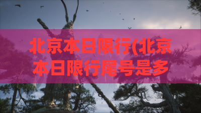 北京本日限行(北京本日限行尾号是多少) 北京本日限行(北京本日限行尾号是多少)